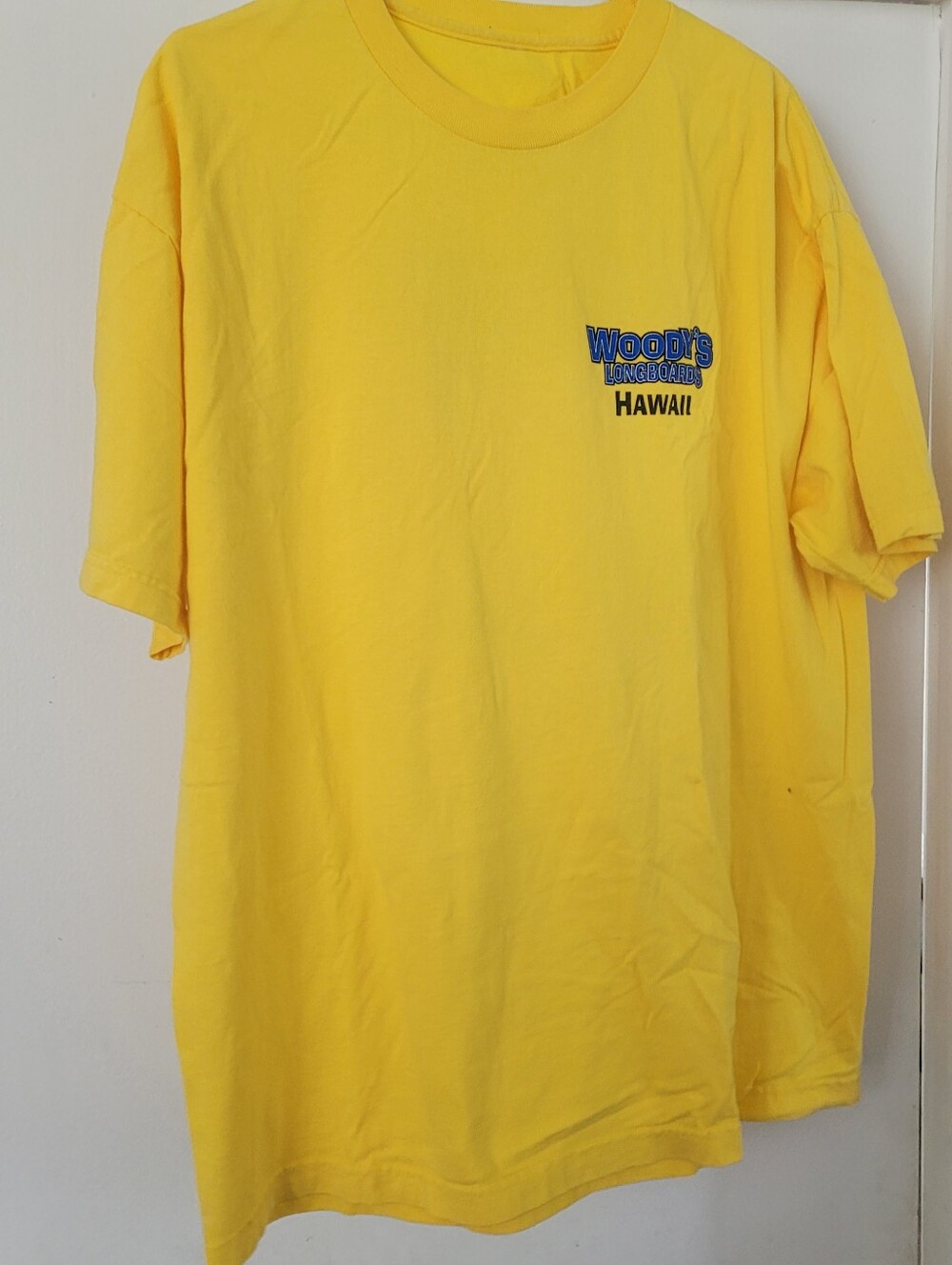 Woody's Longboards Hawaii surfer XL t-shirt